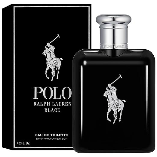 Ralph Lauren Polo Black Cologne for Men Eau de Toilette Spray 4.2 oz