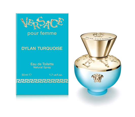 Versace Dylan Blue Turquoise Eau De Toilette Spray for Women 1.7 oz